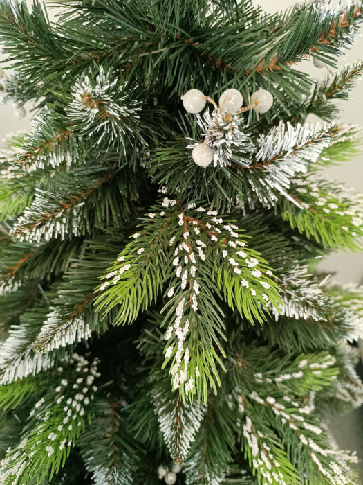 Brad artificial Christmas Deluxe, Diamant, 2D+3D, 180cm [2]