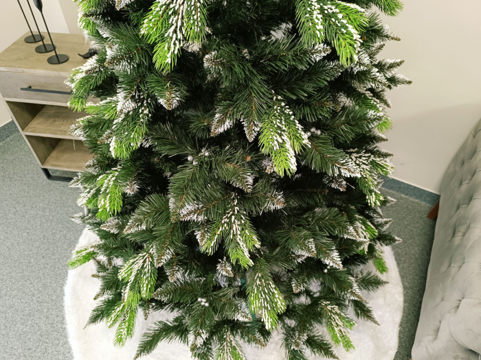 Brad artificial Christmas Deluxe, Diamant, 2D+3D, 200cm [4]