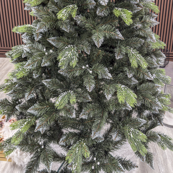 Brad artificial Christmas Deluxe, Diamant, 2D+3D, 250cm [10]