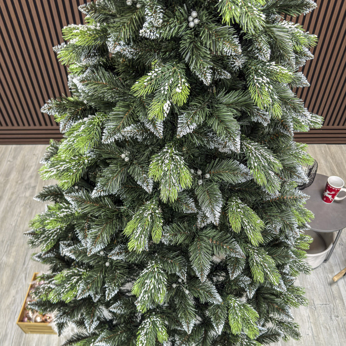 Brad artificial Christmas Deluxe, Diamant, 2D+3D, 250cm [3]
