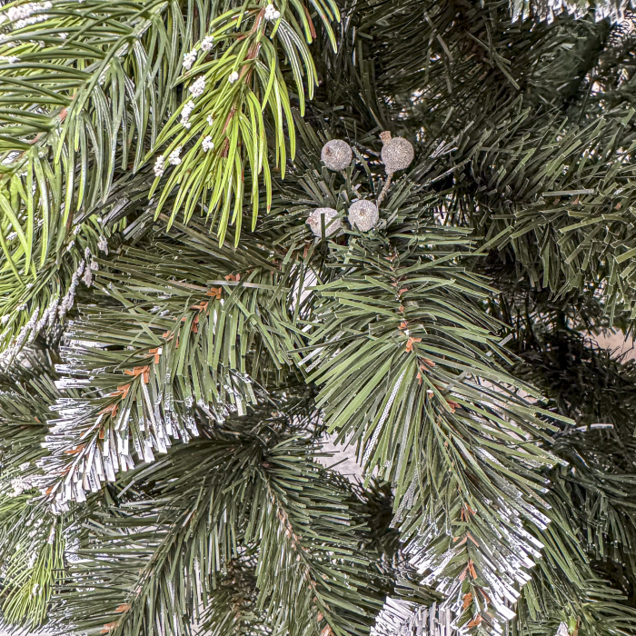 Brad artificial Christmas Deluxe, Diamant, 2D+3D, 250cm [9]
