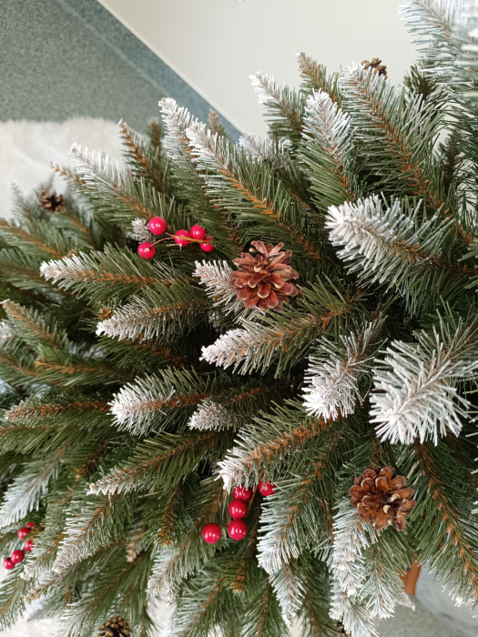 Brad artificial Christmas Deluxe, Frasin de Munte, 2D, 150cm [5]