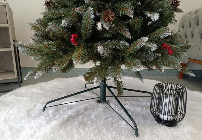 Brad artificial Christmas Deluxe, Frasin de Munte, 2D, 150cm [7]