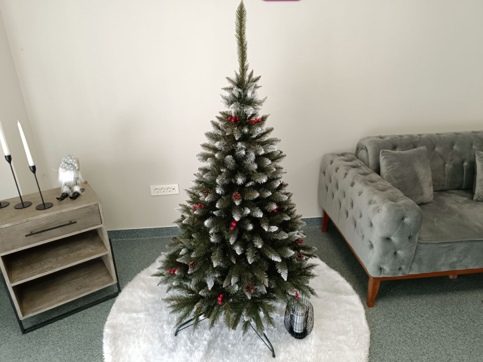 Brad artificial Christmas Deluxe, Frasin de Munte, 2D, 150cm [4]