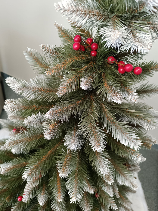 Brad artificial Christmas Deluxe, Frasin de Munte, 2D, 150cm [6]