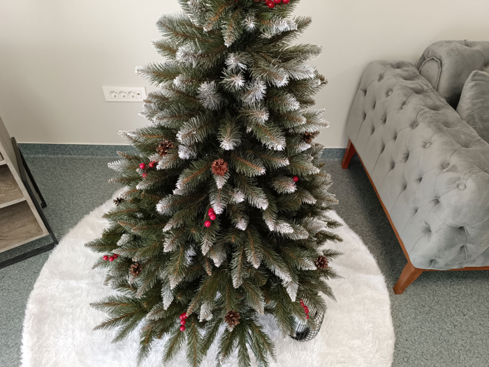 Brad artificial Christmas Deluxe, Frasin de Munte, 2D, 150cm [10]