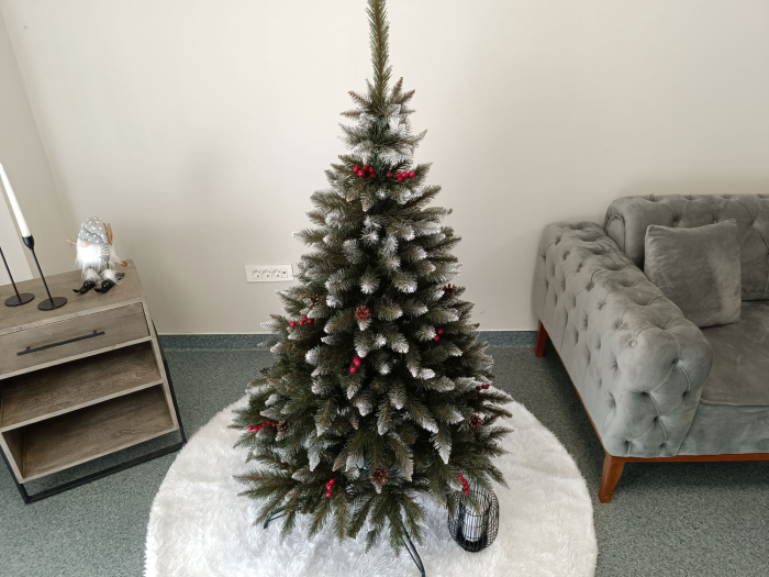 Brad artificial Christmas Deluxe, Frasin de Munte, 2D, 150cm [11]