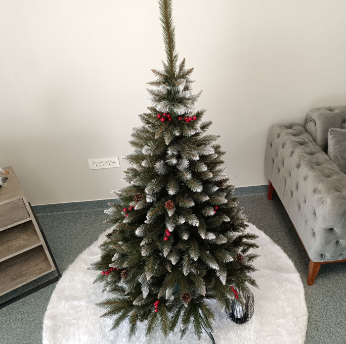 Brad artificial Christmas Deluxe, Frasin de Munte, 2D, 150cm [2]