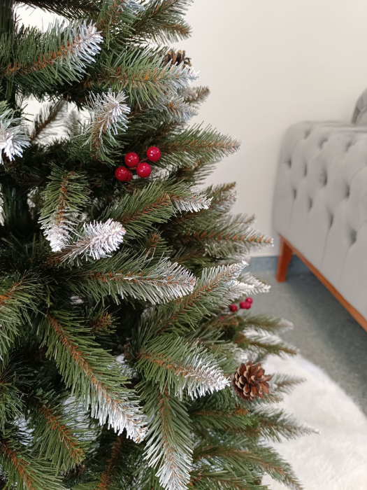Brad artificial Christmas Deluxe, Frasin de Munte, 2D, 150cm [8]