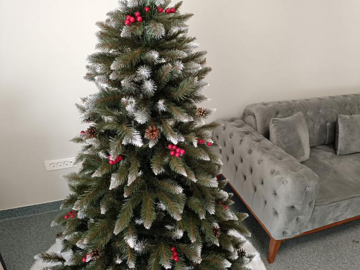 Brad artificial Christmas Deluxe, Frasin de Munte, 2D, 180cm [4]