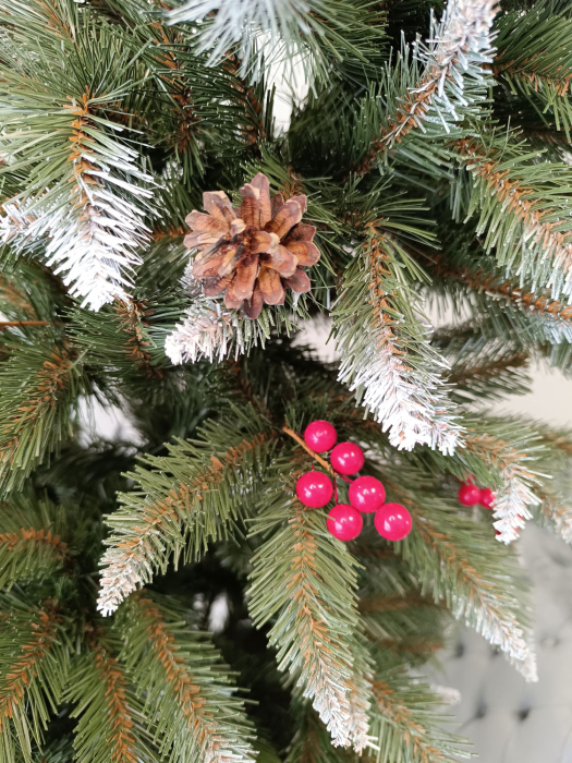 Brad artificial Christmas Deluxe, Frasin de Munte, 2D, 180cm [2]