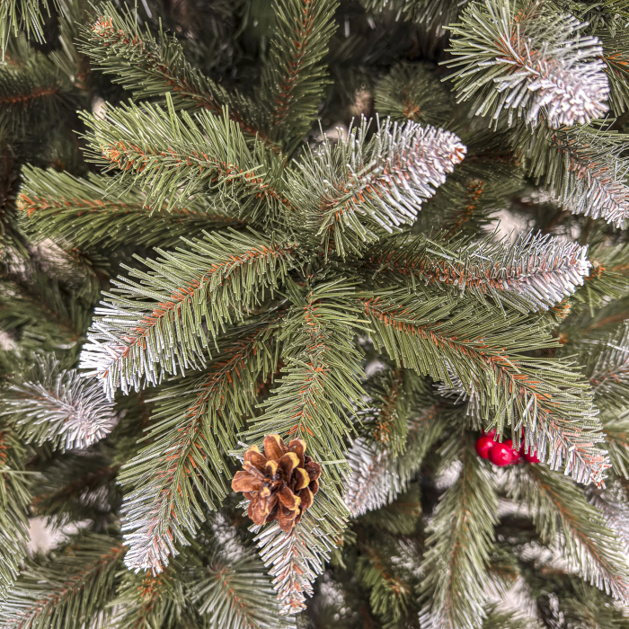 Brad artificial Christmas Deluxe, Frasin de Munte, 2D, 240cm [5]