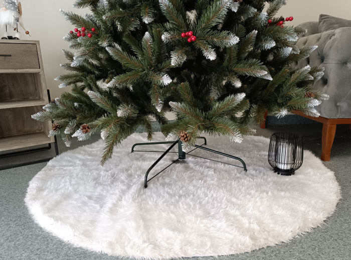 Brad artificial Christmas Deluxe, Frasin de Munte, 2D, 240cm [12]