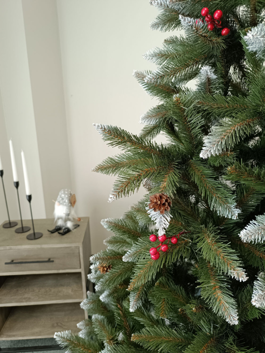 Brad artificial Christmas Deluxe, Frasin de Munte, 2D, 240cm [10]