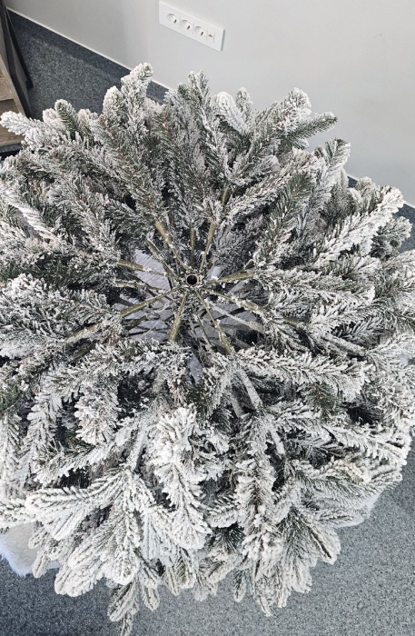 Brad artificial Christmas Deluxe, Global nins, mix 2D+3D, 210cm [6]