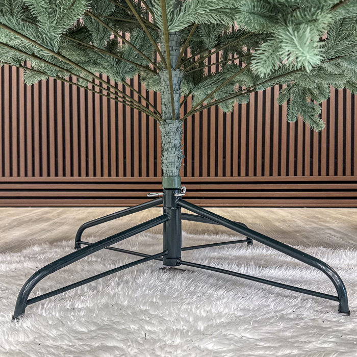Brad artificial Christmas Deluxe, Kovalivska argintiu, 3D, 230 cm [5]