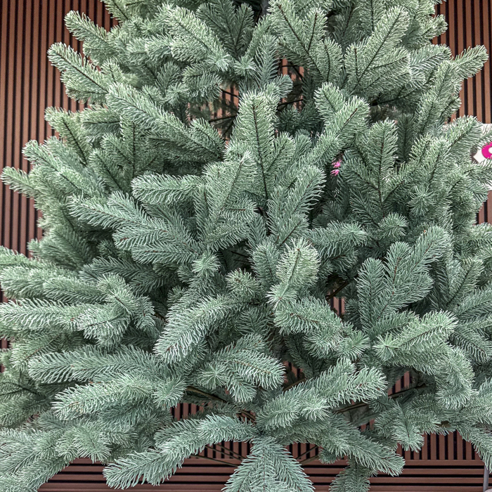Brad artificial Christmas Deluxe, Kovalivska argintiu, 3D, 230 cm [4]