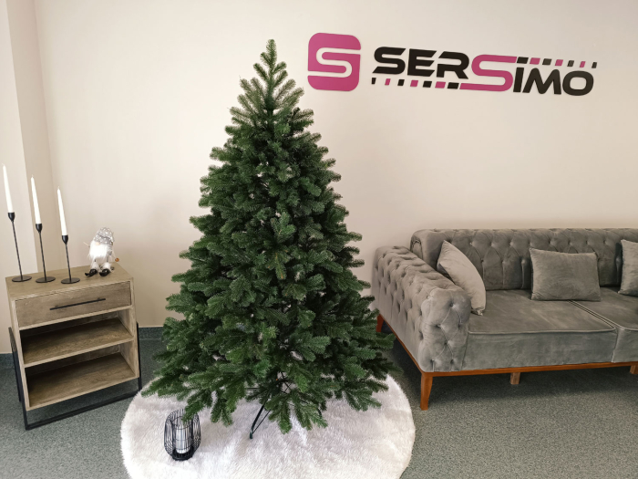 Brad artificial Christmas Deluxe by Sersimo, Kovalivska verde, 3D, 180cm [14]