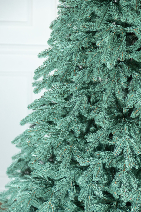 Brad artificial Christmas Deluxe, Laponia Select argintiu, integral 3D, 250cm [17]
