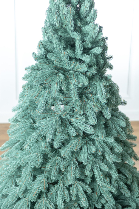 Brad artificial Christmas Deluxe, Laponia Select argintiu, integral 3D, 250cm [24]