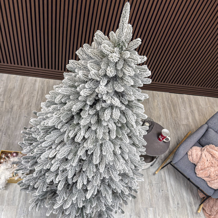 Brad artificial Christmas Deluxe, Laponia Select nins, integral 3D, 250cm [8]