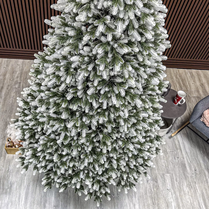 Brad artificial Christmas Deluxe, Polar Winter Select, integral 3D, 250 cm [10]
