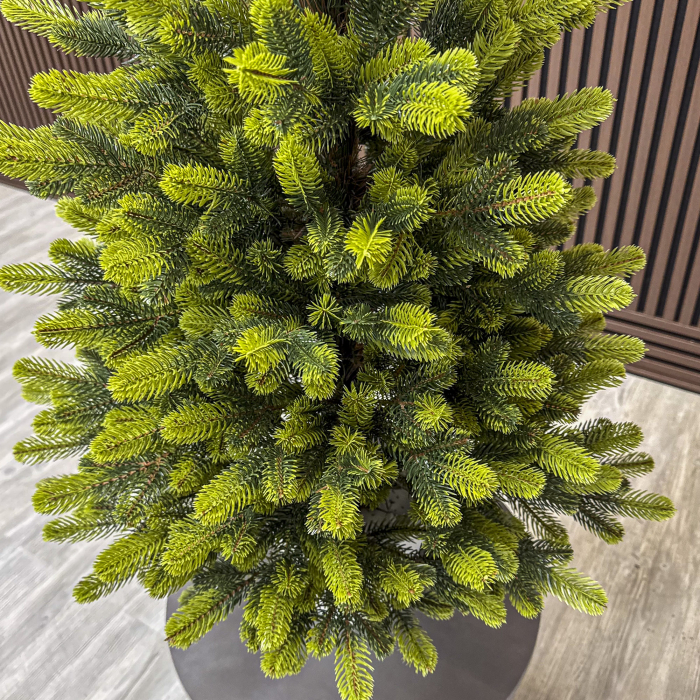 Brad artificial Christmas Deluxe by Sersimo, Viena Elite Spring in ghiveci, 3D, 110 cm [6]
