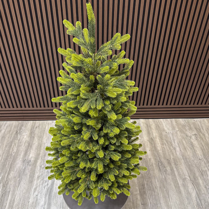 Brad artificial Christmas Deluxe by Sersimo, Viena Elite Spring in ghiveci, 3D, 110 cm [9]