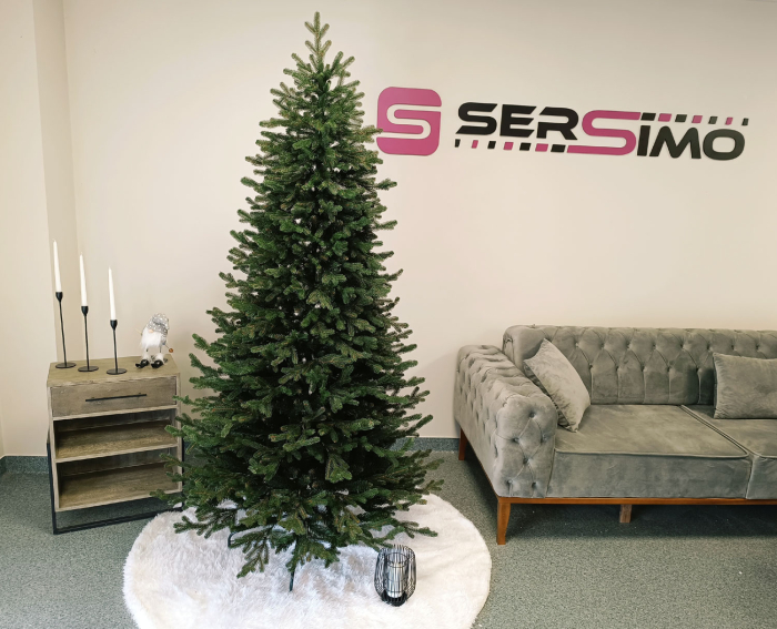 Brad artificial Christmas Deluxe by Sersimo, Viena Slim, 2D+3D, 210cm [8]