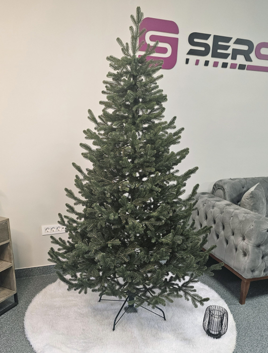 Brad artificial Christmas Deluxe by Sersimo, Viena verde, 3D, 180cm [8]