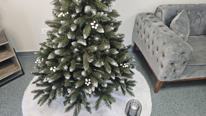 Brad artificial Christmas Deluxe, WhiteBerry, 2D, 180cm [5]