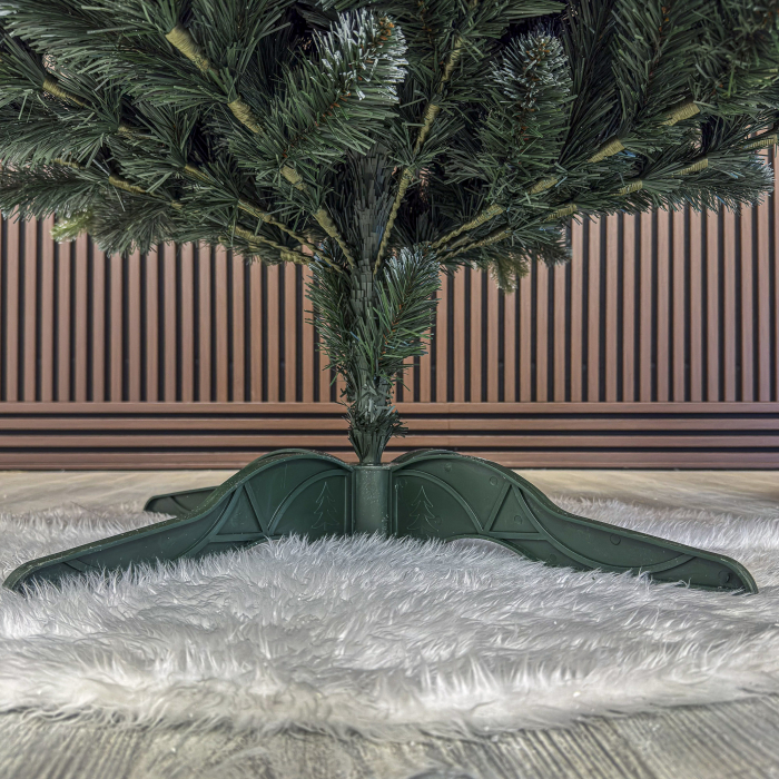 Brad artificial, Alexima Elite, verde nins cu merisoare, mix 2D+3D, 230 cm [4]