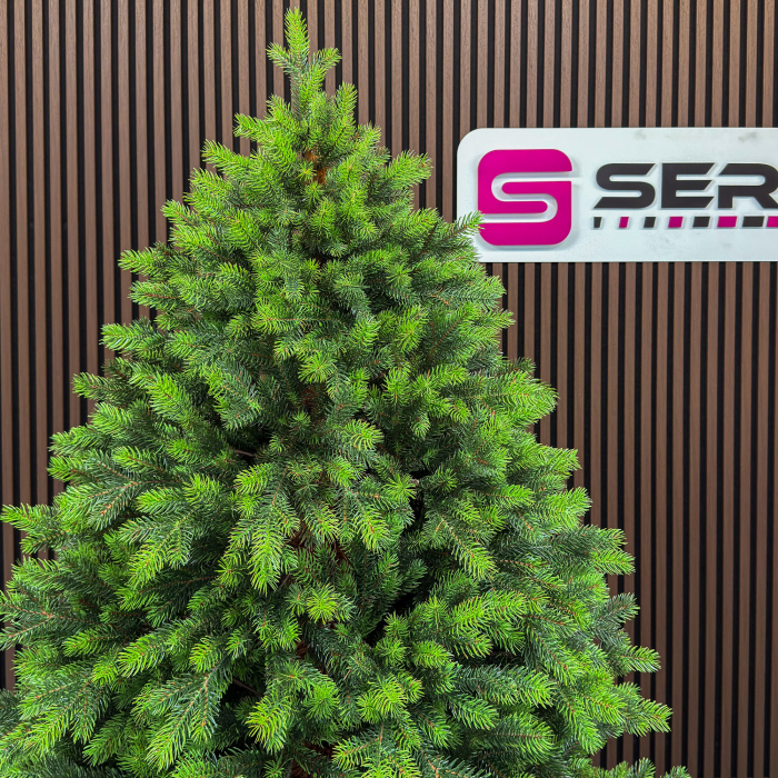 Brad artificial Sersimo, Hollandia, verde cu varfuri verzi, integral 3D, 210 cm [8]