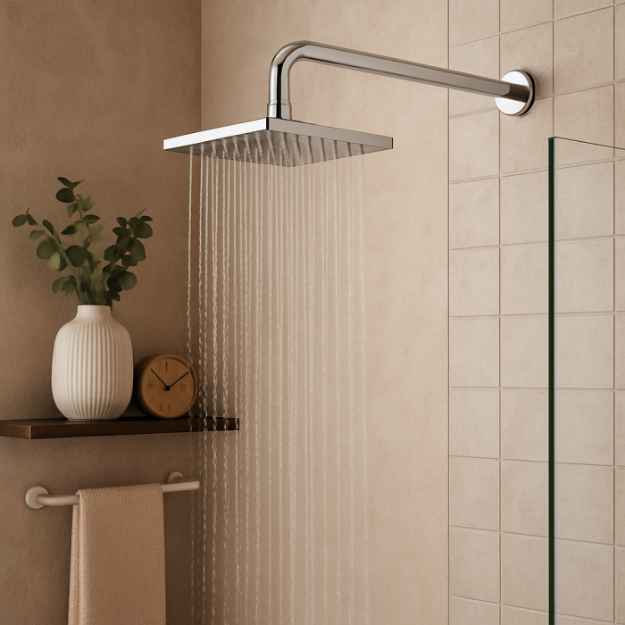 Brat de dus Remer Rubinetterie Wellness 34340, 40 cm, suport perete, G 1/2", cromat, rezistent la calcar si rugina, alama [3]