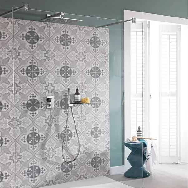 Brat de dus Villeroy&Boch Universal 40 cm profil patrat crom lucios [2]