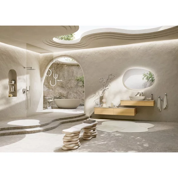 Brat de dus Villeroy&Boch Universal 40 cm profil round nichel periat [7]