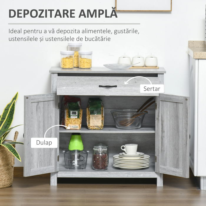  Bufet Bucatarie - Stil Country, Spatiu Depozitare Rustic [4]