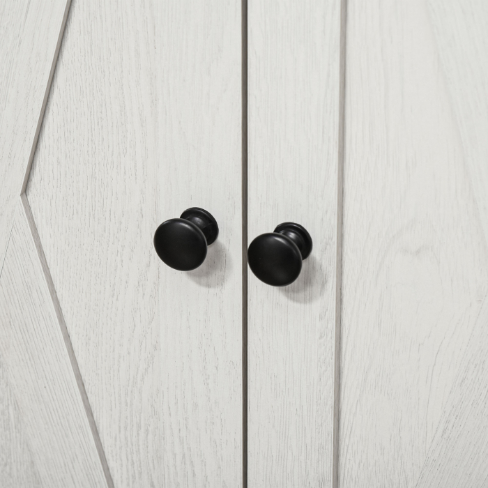  Bufet de depozitare cu multiple spatii de depozitare, 2 usi cu raft reglabil, 1 sertar, 60L x 30Ad x 87,5i cm [9]