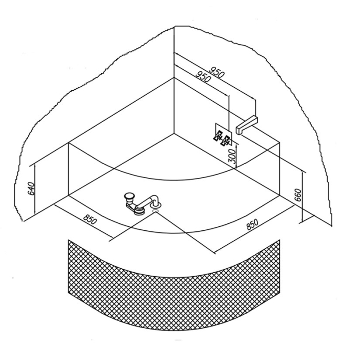Cada de colt, Kolpasan, Dolores, 130 x 130 cm, alb [5]