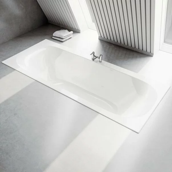 Cada dreptunghiulara Geberit Soana 160x70 cm cu scurgere laterala [3]