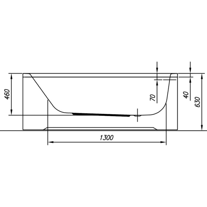 Cada dreptunghiulara Kolpasan Betty, 170x80 cm, tratament antislip, garantie 10 ani, alb [3]