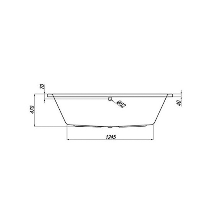 Cada dreptunghiulara Kolpasan, Elektra, 180 x 80 cm, acril [3]