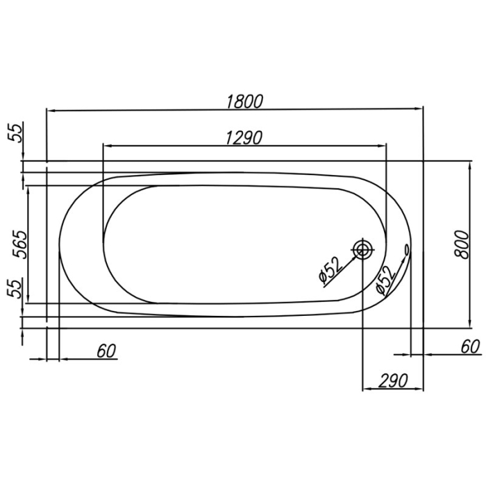 Cada dreptunghiulara Kolpasan, Tamia, 180 x 80 cm, acril [3]