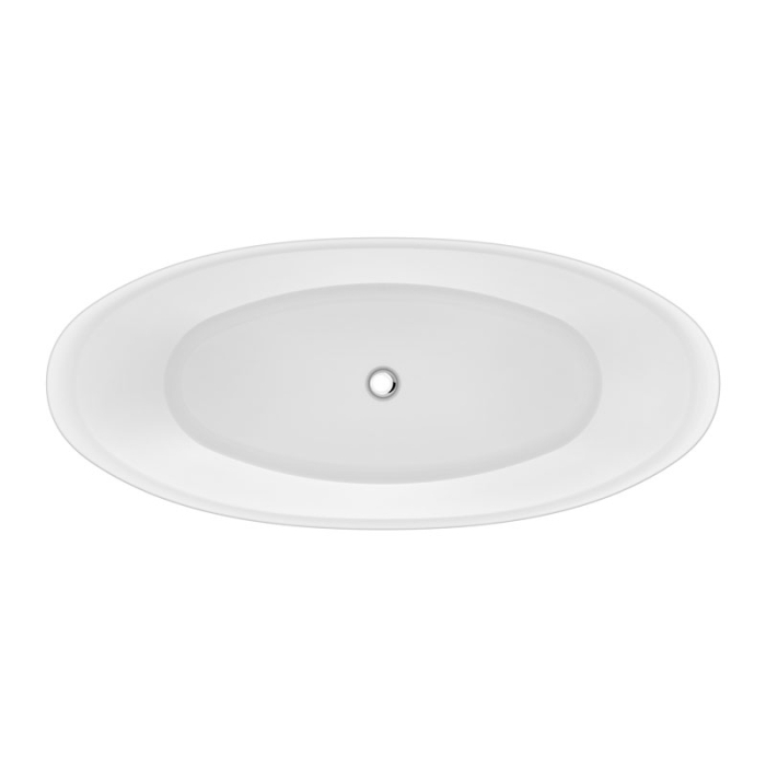 Cada freestanding Florida Flora 173.5, 173.5x73x75 cm, ovala, cu picioare si instalatie completa, garantie 2 ani, alb [3]