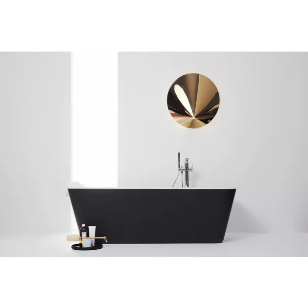 Cada freestanding Ideal Standard Atelier Tonic II alb - negru mat 180x80 cm [6]