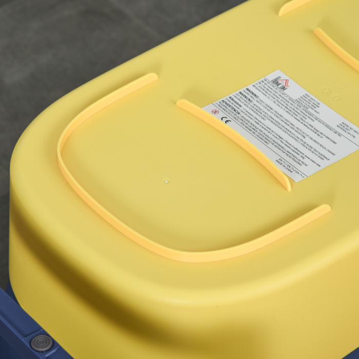  Cadita Pliabila 0-6 Ani - Nou-Nascuti, Albastru & Galben [8]