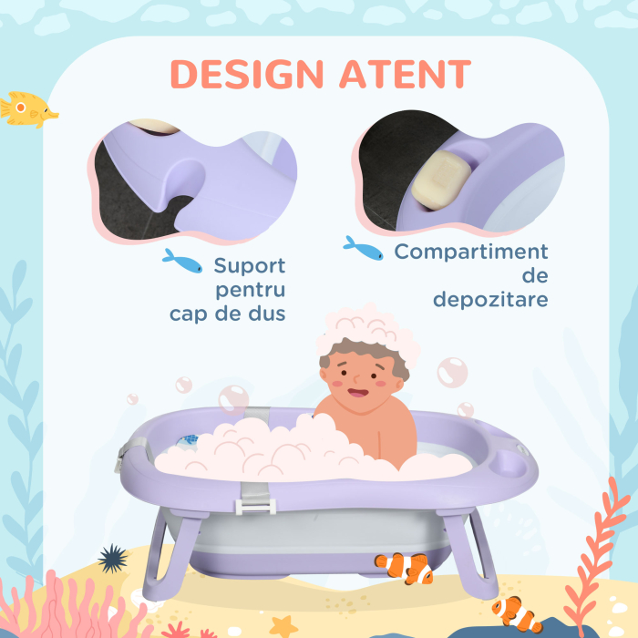  Cadita Pliabila cu Perna - Pentru Bebelusi [6]