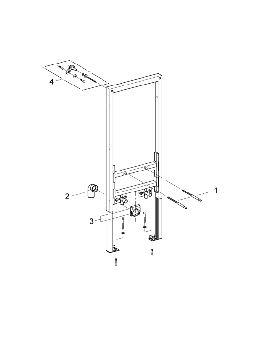Cadru Bideu 38597001, Rapid SL, tip instalare incastrat, tip alimentare spate, tip montare verticala [3]