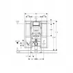 Cadru WC Geberit Durofix Sigma, incastrat, pereti despartitori, 111.375.00.5 [4]