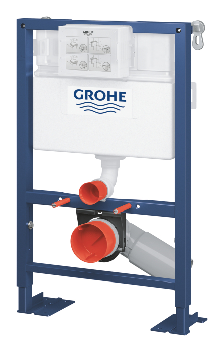 Cadru WC Grohe 38587000, 820 mm, 500 mm, 90, 110 mm, 480 mm, 2 moduri spalare, incastrat, uscata, otel [3]